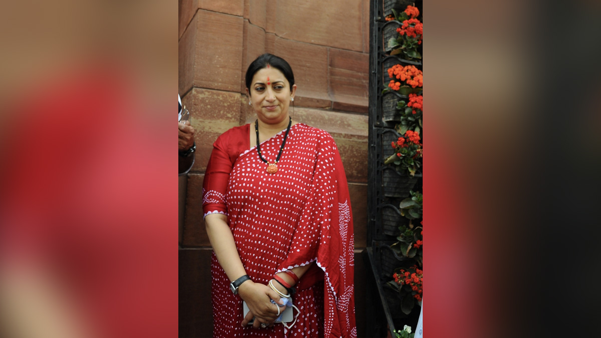 Smruti Irani Sex Mms - Rahul Gandhi is adamant on bringing down Parliament's productivity : Smriti  Irani - Daily 24x7 News